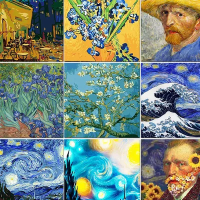 Digital Oil Painting Coloring Painting Frameless Oil