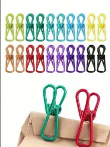 Colorful clothes hanging pins-random color 10 pcs-1 pack