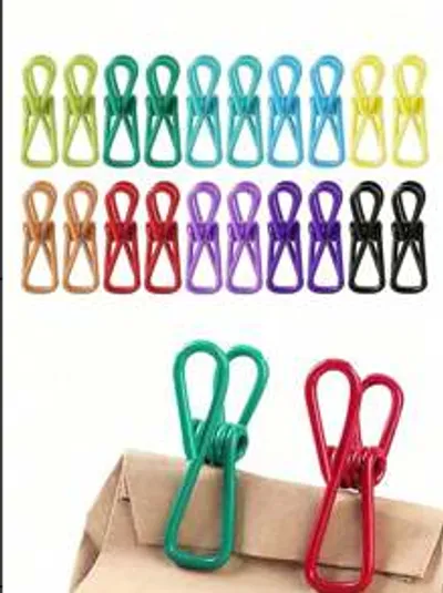 Colorful clothes hanging pins-random color 10 pcs-1 pack