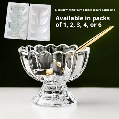 Internet celebrity ice cream cup-transparent color-1 piece