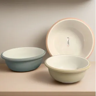 Contrasting wash basin-random color-diameter 30cm-PP-1 piece
