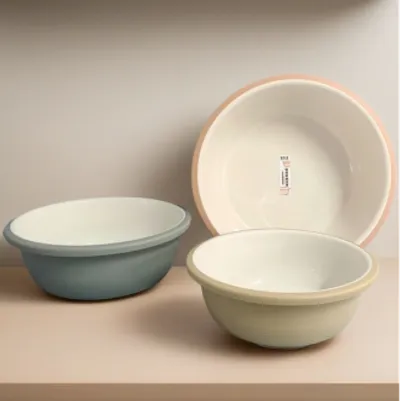 Contrasting wash basin-random color-diameter 30cm-PP-1 piece