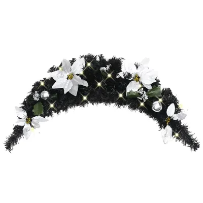   Christmas Door Arch with LED Lights 90 cm PVC