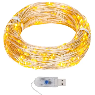   LED Light Wire 40 m 400 LEDs Warm White 8