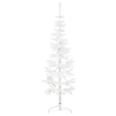   Artificial Half Christmas Tree with Stand, Slim, 120 cm
