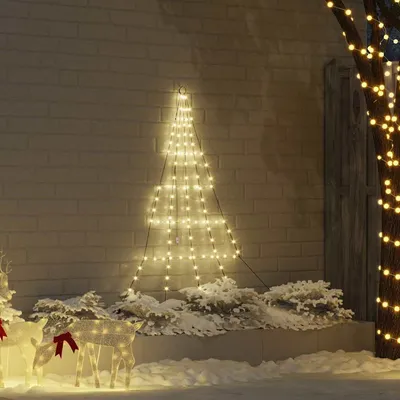   LED Christmas tree with 112 LEDs, warm 182