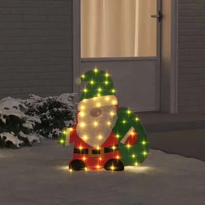   Illuminated Santa Claus Warm   Light-Up Gnome Warm