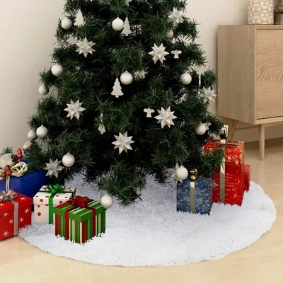   Christmas tree skirt 90 cm faux fur   Christmas tree skirt 122