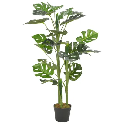   Artificial Monstera Plant with Pot Green 100 cm