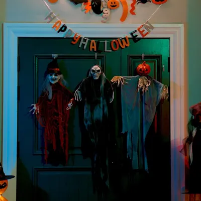   Hanging Halloween Ghost 3 pcs Multicolor 61 x 97 cm Polyester