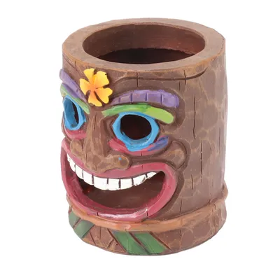 Grimace Ashtray Resin Tree Face Candle Holder Pen Holder Decorative Ornament For Indoor And Outdoor Type A