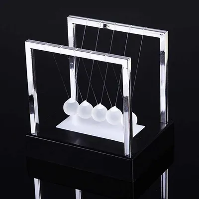 Newtons Swing Ball LED Light Up Newtons Science Kids Toys Balance Balls Desk Toys Home And Office Decor