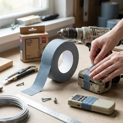 1 Rolle Starkes Klebeband 50m X 50mm - Vielseitiges Gewebeband Für Reparaturen, Handwerk Und Verpackung