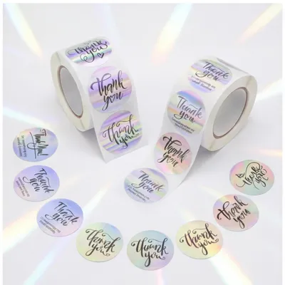 1,000 “Thank You” Stickers, 2 Rolls; Thank-You Stickers With Heart Designs; Adhesive Labels For Gifts, Letters, And Packaging; Versatile Thank-You Labels For Personal And Business Use