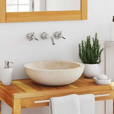   Washbasin Marble Cream