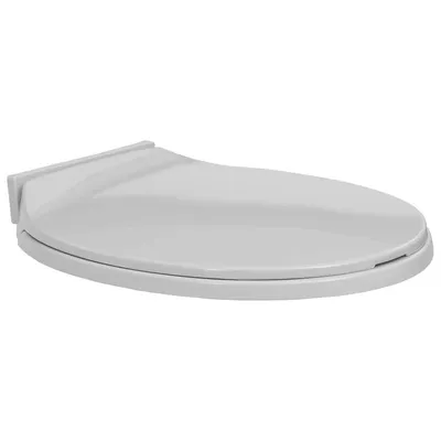   Toilet Seat with Soft-Close Mechanism Oval   Toilet Seat with