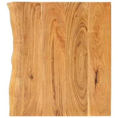   Bathroom Vanity Top Solid Acacia Wood 58x52x2.5 cm   Bathroom Vanity Top