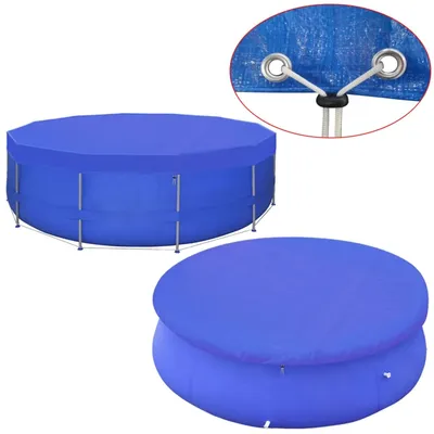   Pool Cover PE Round 460 cm 90 g/m²