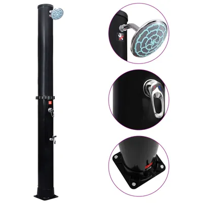   Solar Shower with Shower Head and Faucet 40 L