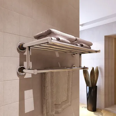   Towel Rack 6 Bars Stainless Steel