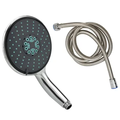   Multifunctional Shower Head with 1.5 m Hose, Chrome Plated