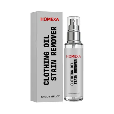 HOMEXA New Cross-Border Product Clothing Oil Stain Remover Spray - Gentle Cleaning, Removes Stains, And Is Portable