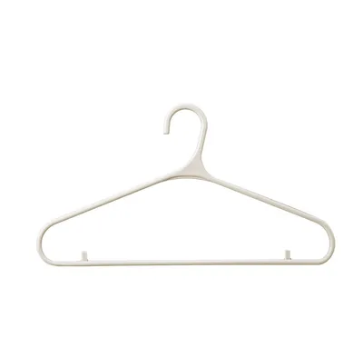 Traceless wide shoulder hanger-ivory white-pp-1 pc