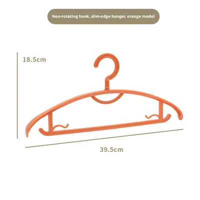 Non-slip wide shoulder clothes rack-orange-pp-1 piece