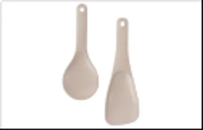 Rice spoon-square-wheat color-rice hull fiber +pp-1 piece