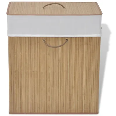   - Rectangular Laundry Basket Natural   - Rectangular Laundry Basket Dark Brown