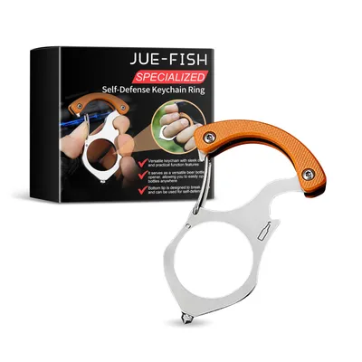 Jue-Fish Keychain With Bottle Opener - Creative Multi-Purpose Alloy Bottle Opener For Car Keychains