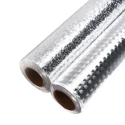 Kitchen Stickers, Oil-resistant And High-temperature Resistant Special Wallpaper, Thickened Moisture-proof And Waterproof Self-adhesive Tin Foil Paper For Cabinets And Stoves