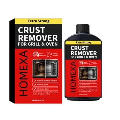 HOMEXA Grill Cleaner & Grease Remover - Dissolves And Cleans Grease From Ovens, Grill Utensils, And Outdoor Home Use