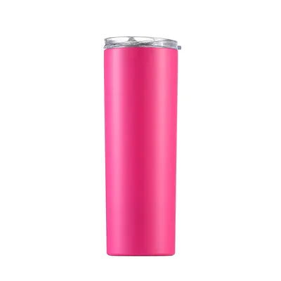  Skinny Tumbler Thermos Beer Wine Mug With Straws 
