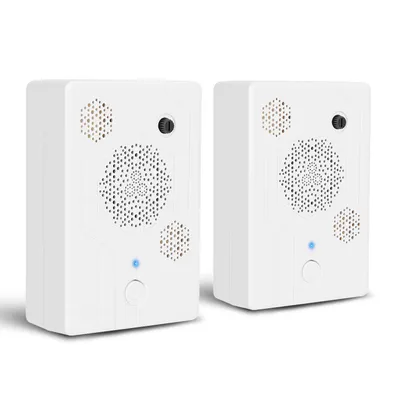 2Pack 2026 Upgraded Rechargeable Ultrasonic Bat Repellent Indoor Outdoor Bird Mouse Dog Deterrent Device With 3 Ultrasonic Speakers For Attic Porch House