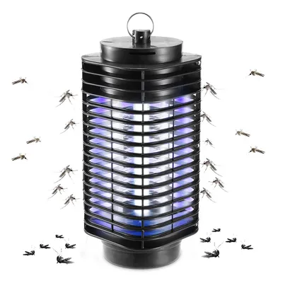 1Pc Electric Bug Zapper For Summer UV Light Flying Zapper Insect Killer Lamps Pest Mosquito Fly Trap Catcher Odorless Noiseless For Home Restaurant
