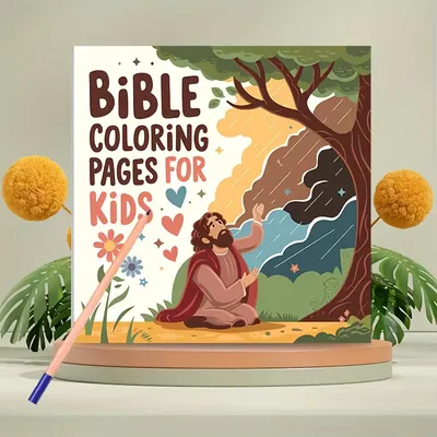 Childrens Bible Coloring Book Drawing And Coloring Workbook