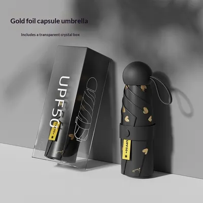 UV-Protective Dual-Use Portable Folding Pocket Umbrella