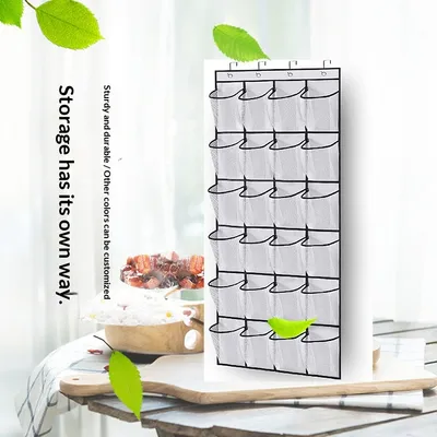 24-Grid Hanging Storage Bag Non-Woven Organizer