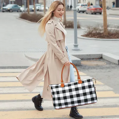 1Pc Women Duffle Bag Travel Luggage Bags Weekend Overnight Bag Tote Bags Shoulder Handle Bags Portable Diaper Bag