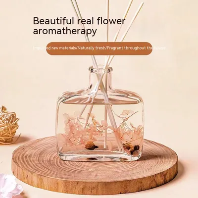 100ml Flower In Water Fire-free Incense Aromatherapy Home Daily Dried Flower Rattan Deodorant Aromatic Air Freshing Agent