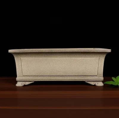 Yixing Purple Sand Bonsai Flower Pot