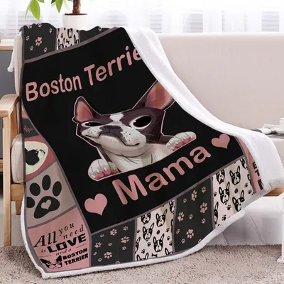 1 Pc Of High Weight, Soft, Warm, Simple And Cute Dog Themed Lamb Wool Blanket, Versatile Sofa, Good Companion, Office Nap Blanket, Also Suitable For Camping
