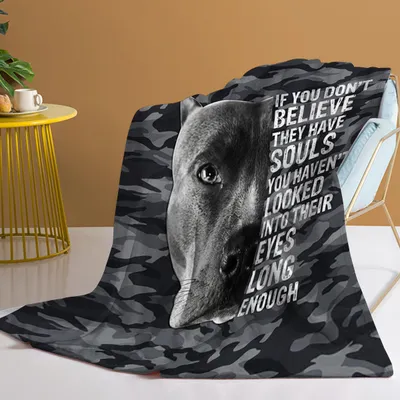 1pc Flannel Black Background Dog Cute Pet Theme Soft And Fluffy Multifunctional Outdoor Beach Camping Living Room Sofa Office Nap Printed Blanket