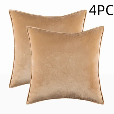 Covered Velvet Waist Pillow Cushion Cover