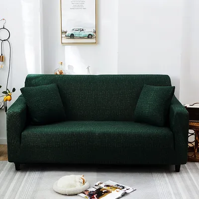 All-in-One Stretchable Non-Slip Sofa Cover - Universal Fit Elastic Slipcover for Living Room Couch