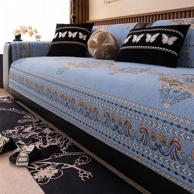 All-Season Chenille Sofa Seat Cushion
