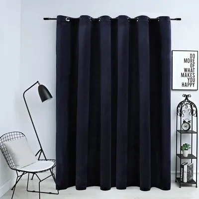   blackout curtain with metal eyelets, velvet.   blackout curtain with