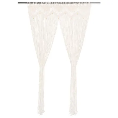   Macrame Curtain 140×240 cm Cotton   Macrame