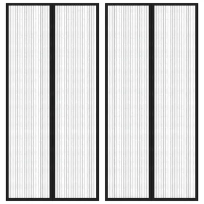   Fly Screen Door Curtains, 2 pcs. Magnetic   Fly Screen Door Curtain 2